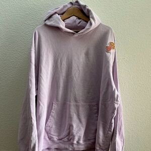 Pleasing Pink Purple Pullover Hoodie Sweatshirt Designer 2XL Adult Unisex